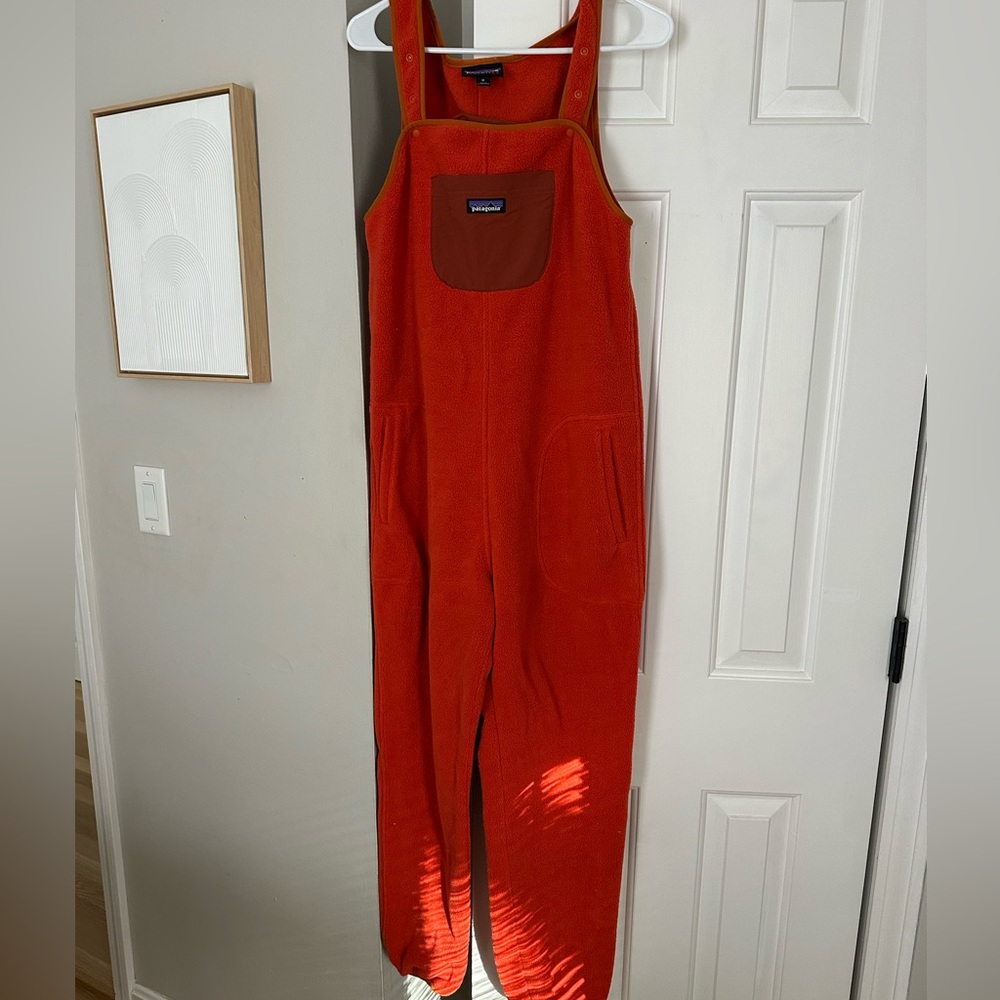 Women's Patagonia Synchilla Orange Overalls
